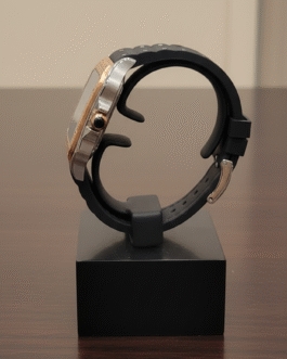 Cartier Santos de Cartier Large Automatic – Two-Tone Steel & Rose Gold with Black Rubber Strap Replica